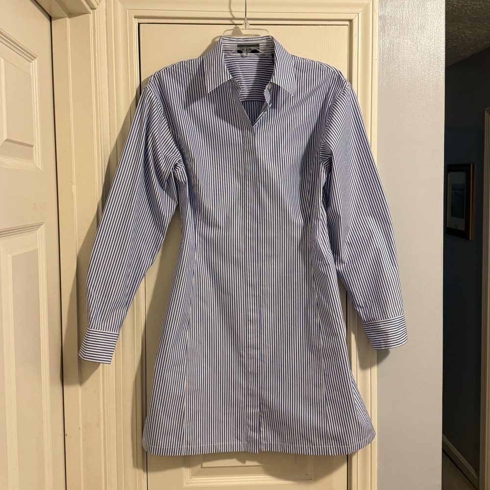 THEORY Long Sleeve Shirt Dress Size 4